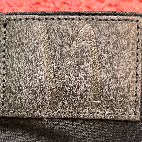 Nudie Jeans - 29W 34W - Black - Mens Button Fly Jeans - Picture 6 of 13